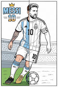 MESSI: UNA LEYENDA PARA COLOREAR